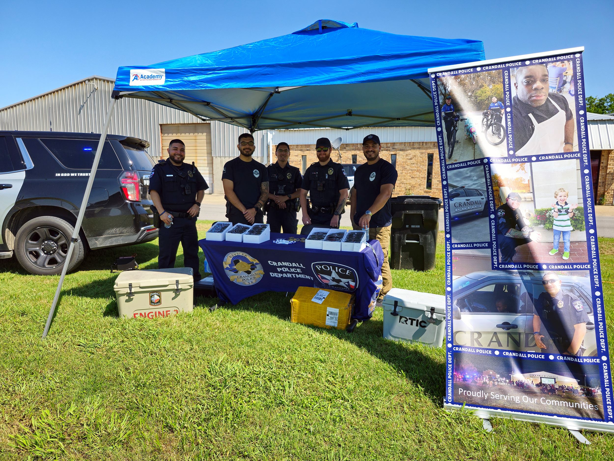 Police Booth at Splash into Summer 