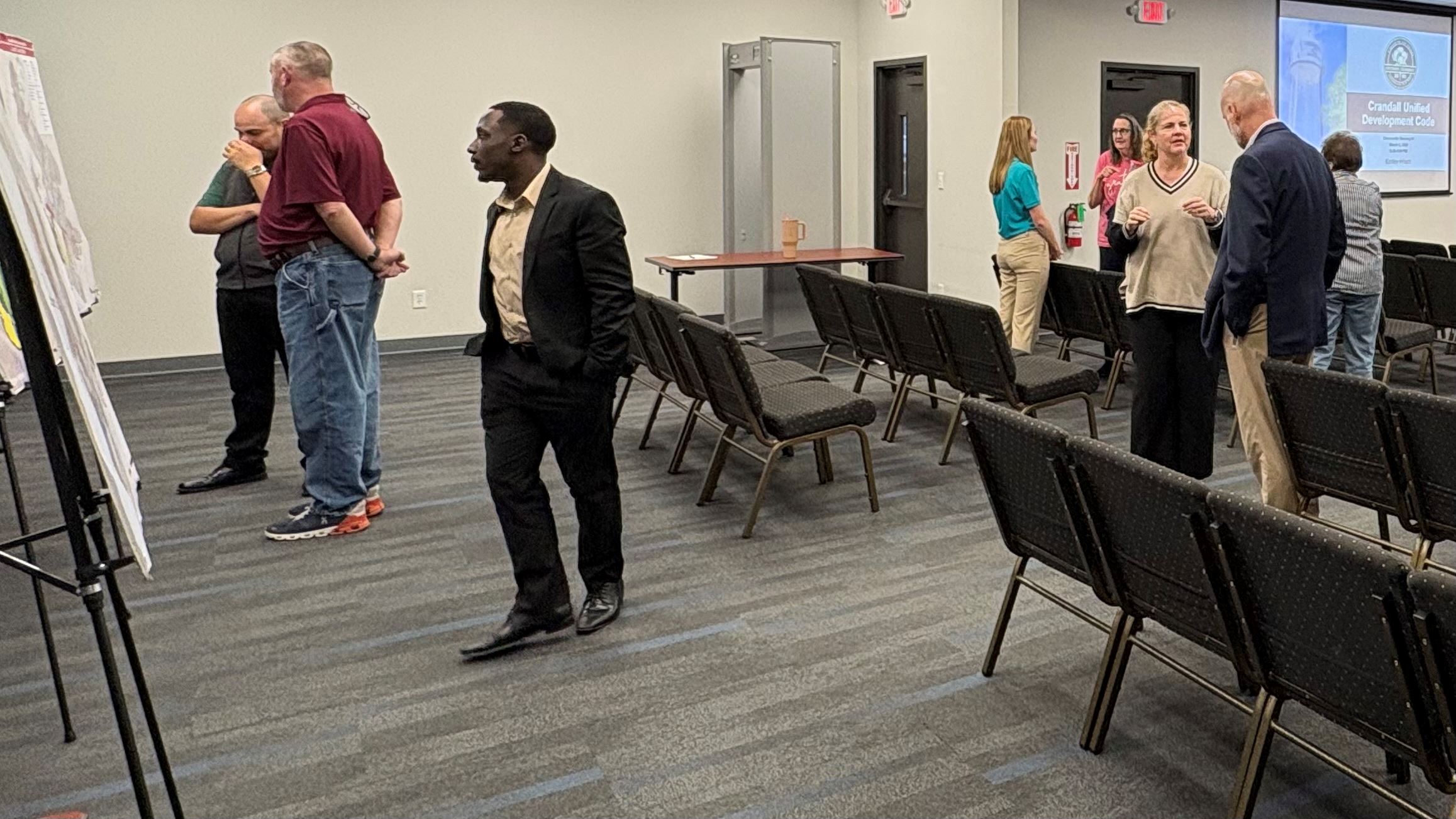 UDC Meeting Picture 7 - Picture of People Viewing Crandall's Maps