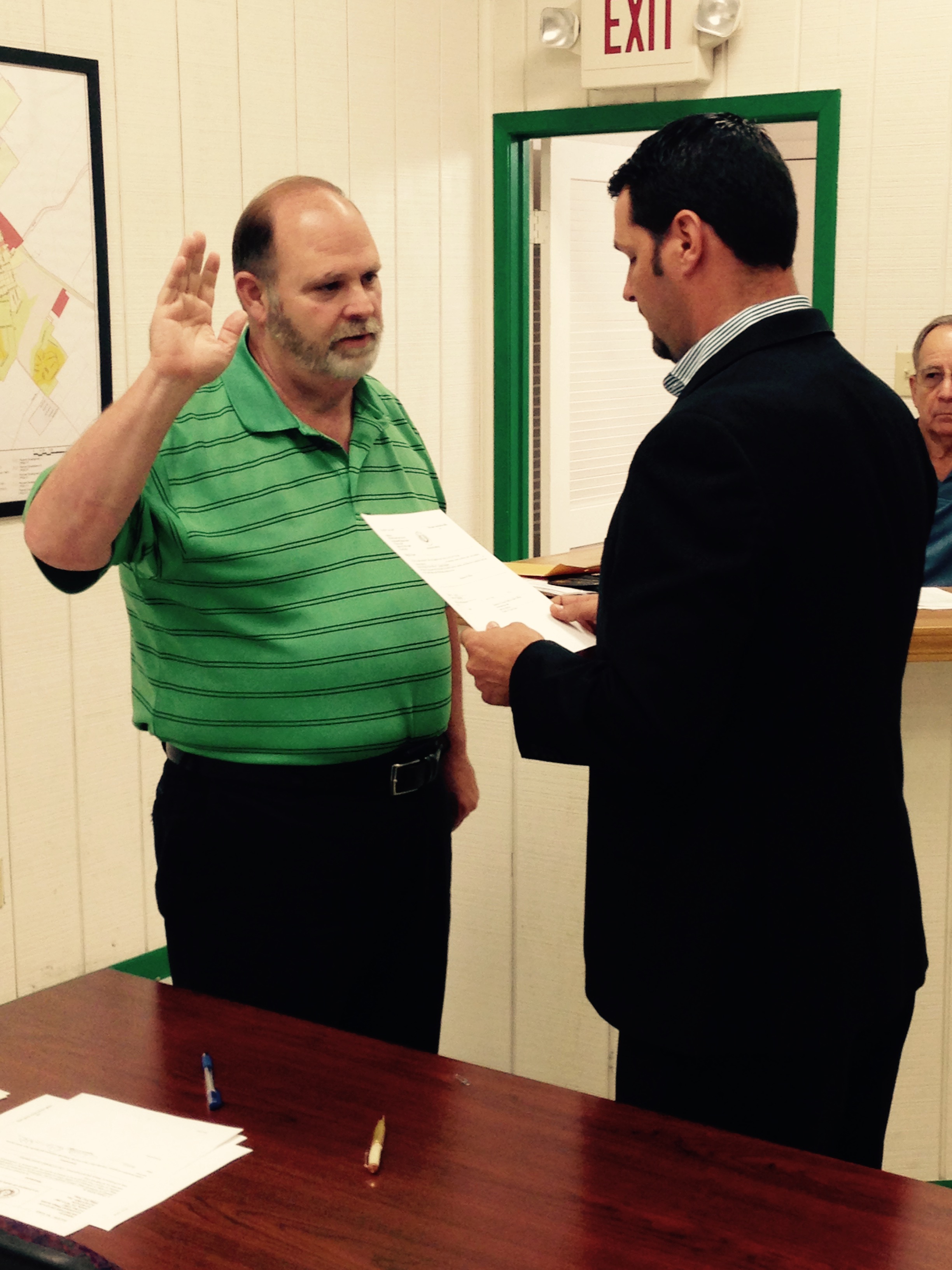 danny kirbie swearing in