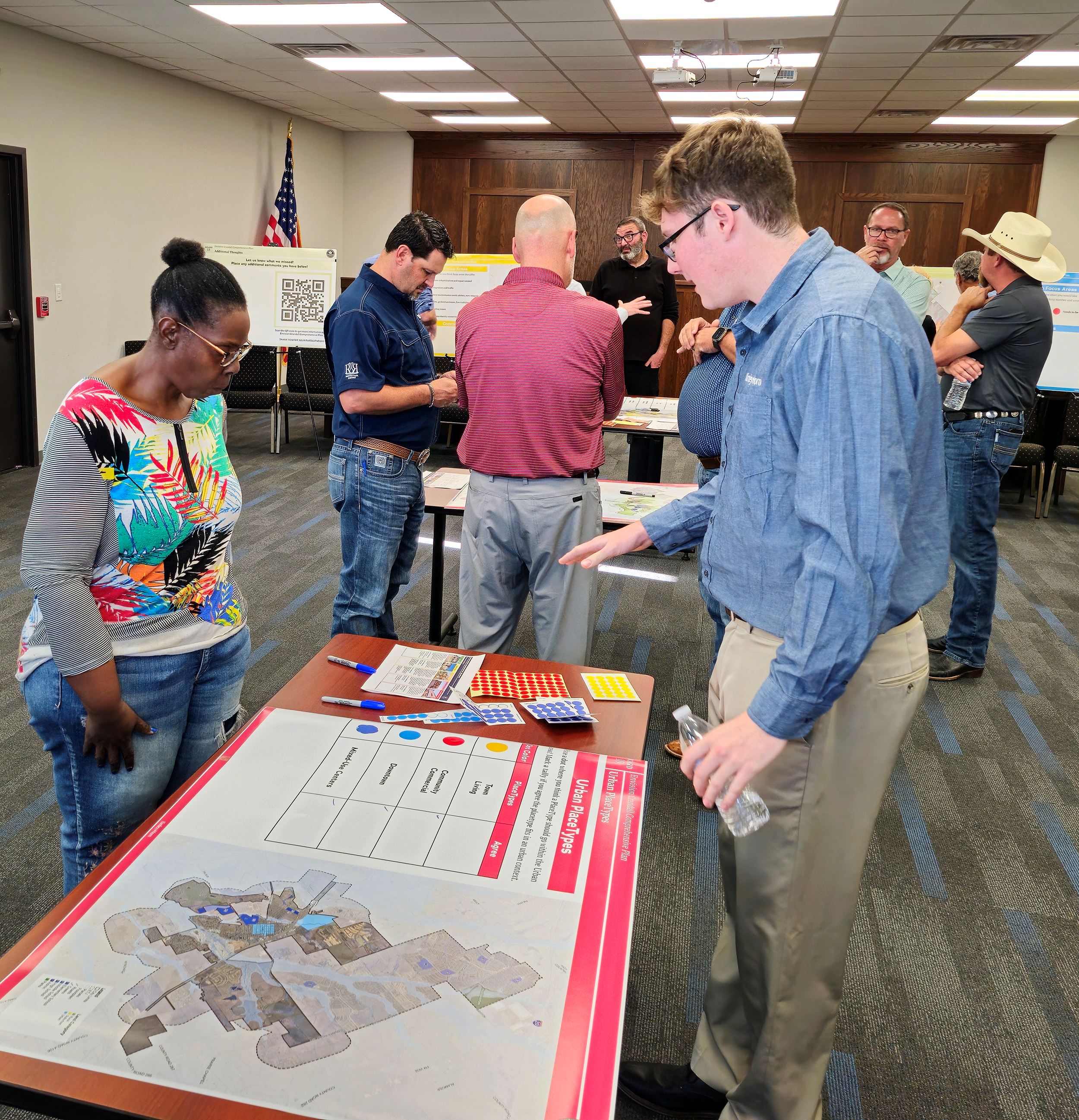 Citizens engaging with Kimley-Horn activities and discussions